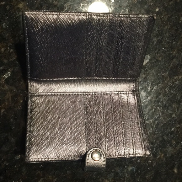 Gray/Silver Tory Burch mini-wallet - Picture 3 of 5